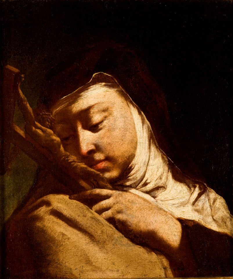 Maggiotto, Domenico (1712-1794) - Saint Teresa of Ávila Contemplating the Cross - MNK XII-A-177 - National Museum Kraków