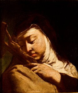 Maggiotto, Domenico (1712-1794) - Saint Teresa of Ávila Contemplating the Cross - MNK XII-A-177 - National Museum Kraków