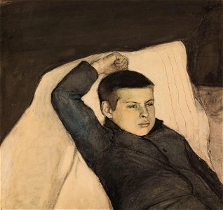 Magnus Enckell - Lepäävä poika