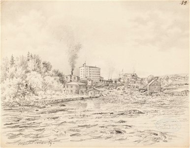 Magnus von Wright - Tammerkoski - A I 36-2 - Finnish National Gallery
