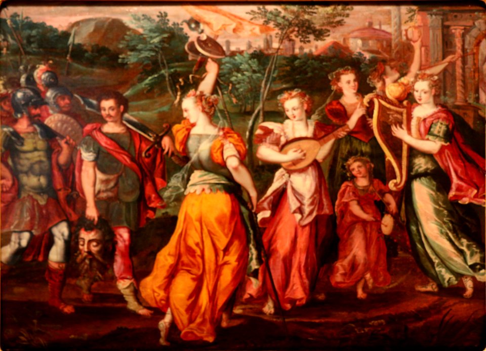 Maerten de Vos - Triomphe de David