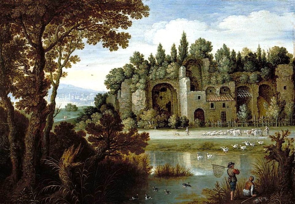 Maerten Ryckaert - Pastoral Landscape - WGA20593
