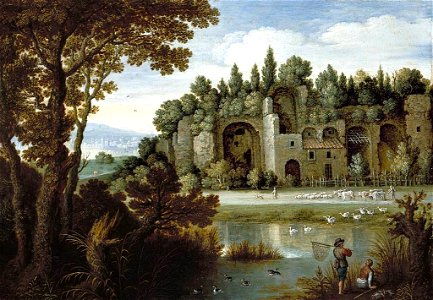Maerten Ryckaert - Pastoral Landscape - WGA20593
