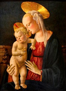 Maestro di San Miniato - Vierge à l'Enfant au chardonneret. Free illustration for personal and commercial use.
