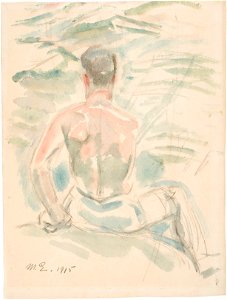 Magnus Enckell - Onkija - A V 4711 - Finnish National Gallery