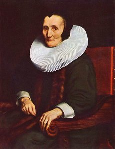 Nicolaes Maes - Portrait of Margaretha de Geer, Wife of Jacob Trip - Museum of Fine Arts Budapest. Free illustration for personal and commercial use.