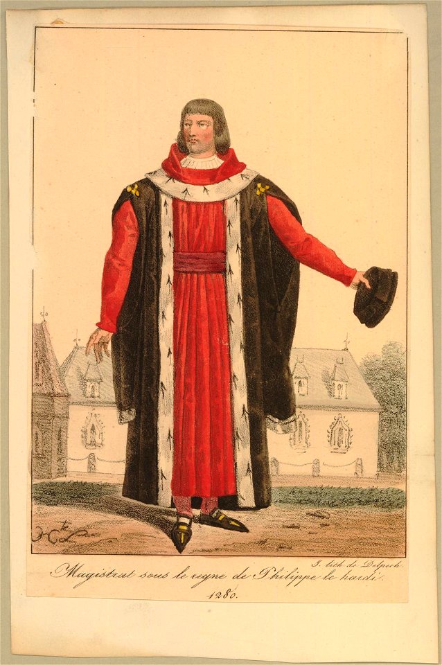 Magistrat sous le regne de Philippe le hardi 1280 (BM 1871,1209.1839)
