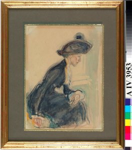 Magnus Enckell - Mrs Anni Lagerborg - A IV 3953 - Finnish National Gallery