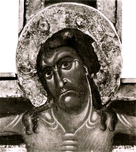 Maestro della croce 434, crocifisso del museo bandini, dettaglio