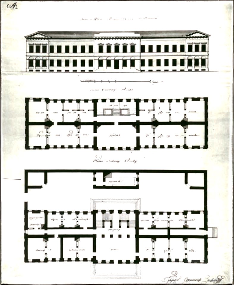 Mahiloŭ, Rynak, Uprava. Магілёў, Рынак, Управа (1804)