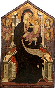 Maestà (Madonna and Child with Four Angels) B18363. Free illustration for personal and commercial use.