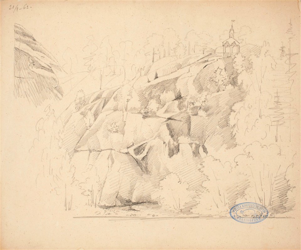 Magnus von Wright - Landscape from Riilahti - A I 33-28 - Finnish National Gallery