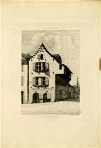 Maison du XVIme siècle - Rue de la Barraque - Fonds Ancely - B315556101 A LAFOND 1 031