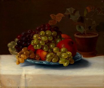 Magnus von Wright - Viinirypäleitä ja omenia - A II 1712 - Finnish National Gallery