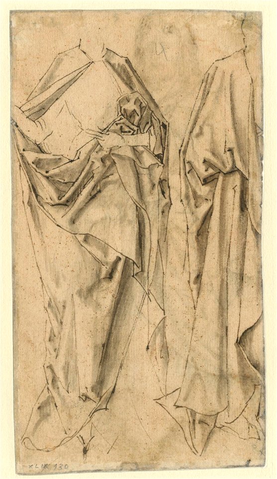 Maitre des études de draperies Cabinet des Estampes et des Dessins-CE XLIX.130 verso