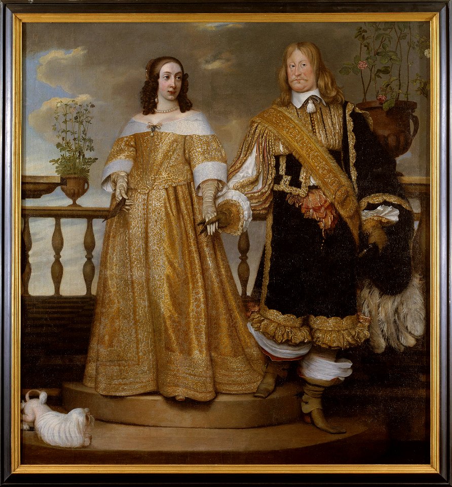 Magnus Gabriel De la Gardie, 1622-1686, Maria Eufrosyne av Pfalz-Zweibrücken, 1625-1687 - Nationalmuseum - 35604