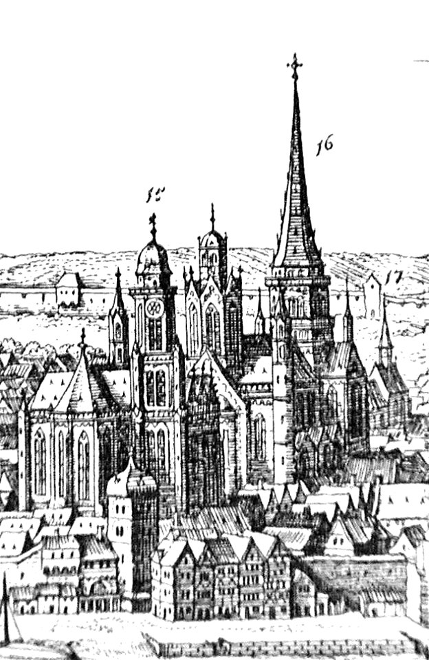 Mainzer Dom Merian 1633