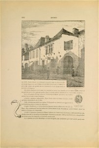 Maison Bourdhu, Rue St. Gilles - Ecu de Dominique Damade, seigneur de Départ - Fonds Ancely - B315556101 A LAFOND 2 024