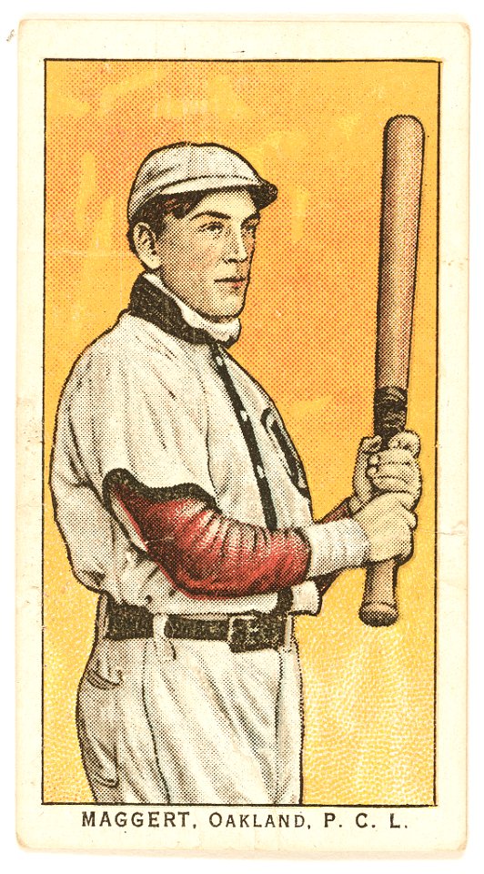 Maggert, Oakland Team, baseball card portrait LCCN2007685570
