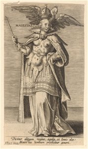 Maiestas print by Philip Galle, S.I 1723, Prints Department, Royal Library of Belgium