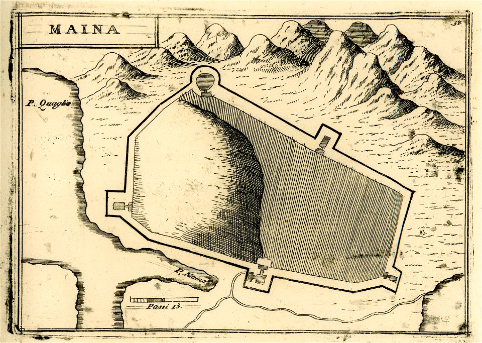 Maina - Coronelli Vincenzo - 1688