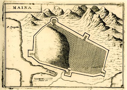Maina - Coronelli Vincenzo - 1688