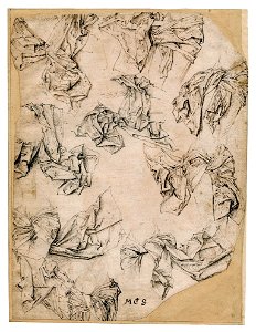Maitre des études des draperies Drapés