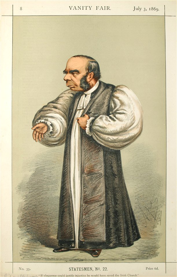 William Connor Magee, Vanity Fair, 1869-07-03