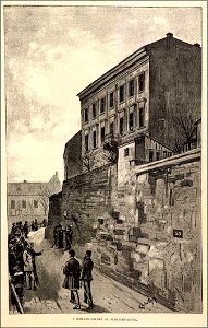 Mailáth-palota az Albrecht útról. Mo. és a Nagyvilág, 1883