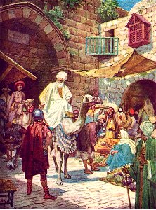 Magi enters Jerusalem - William Brassey Hole