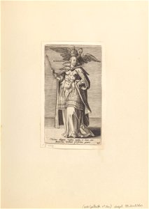 Maiestas print by Philip Galle, S.IV 2889, Prints Department, Royal Library of Belgium