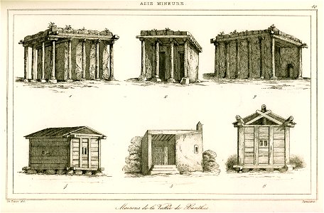 Maisons de la Vallée de Xanthus - Texier Charles Félix Marie - 1882