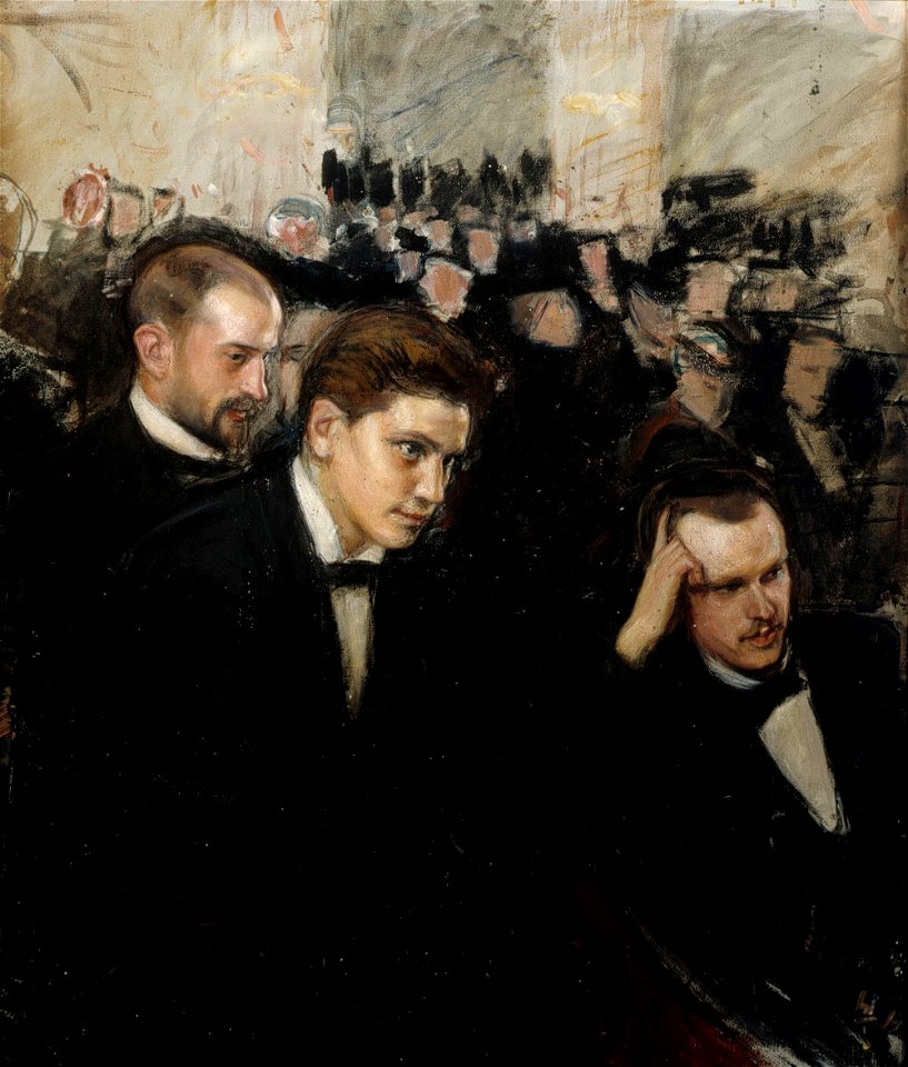 Magnus Enckell - Musiikin kuuntelijoita
