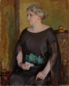 Magnus Enckell - Portrait of Mrs. Lydia Keirkner - A III 2625 - Finnish National Gallery