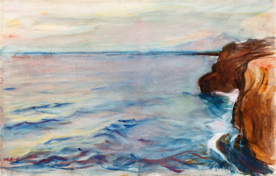 Magnus Enckell - Seaside Landscape - A III 2622 - Finnish National Gallery