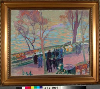 Magnus Enckell - Seinen rantaa - A IV 4019 - Finnish National Gallery