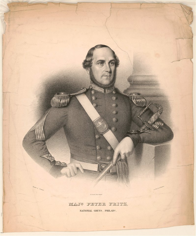 Majr. Peter Fritz, National Greys, Philada. LCCN2003655758