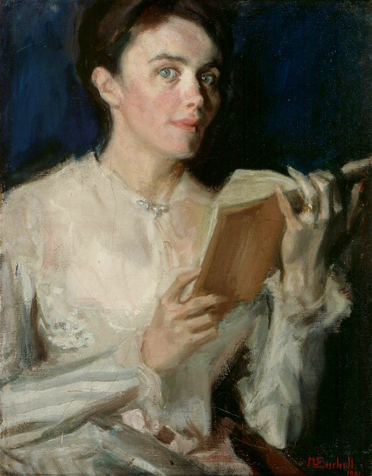 Magnus Enckell - Portrait of Mrs E. Gadolin-Lagervall - A I 747 - Finnish National Gallery