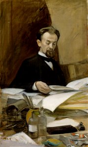 Magnus Enckell - Portrait of the Poet Otto Manninen - A III 1832 - Finnish National Gallery