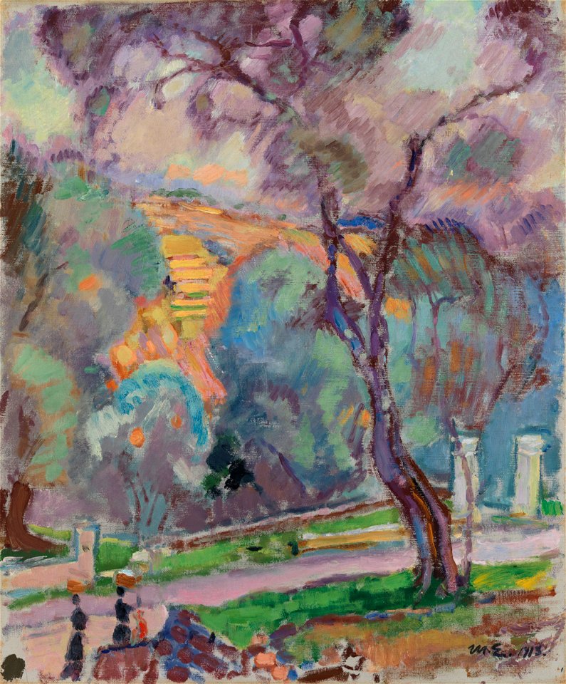 Magnus Enckell - The Park View from San Remo - A III 2289 - Finnish National Gallery
