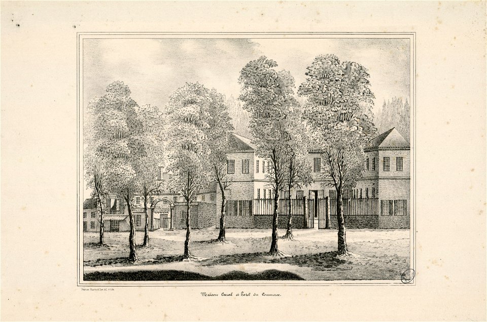 Maison Cazal et hôtel du Commerce - Fonds Ancely - B315556101 A HUREAUBACHEVILLIER 005
