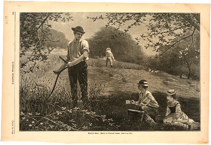 Making hay (Boston Public Library)