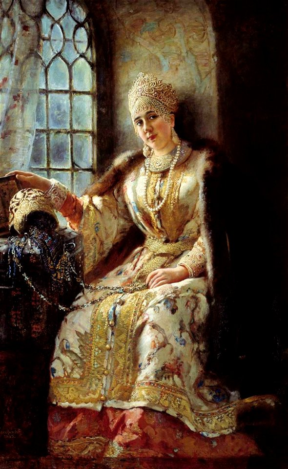 Makovsky bojarina u okna