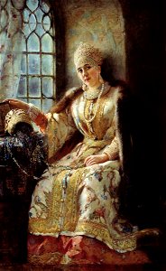 Makovsky bojarina u okna