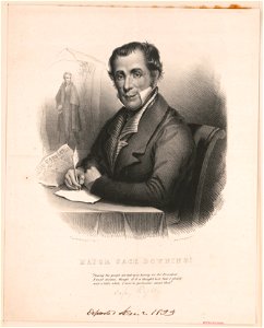 Major Jack Downing! - from the Painting by J(oseph) T. Harris ; Lith of Endicott & Sons (New York). LCCN2003689250