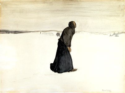 Magnus Enckell Death's walk 1896