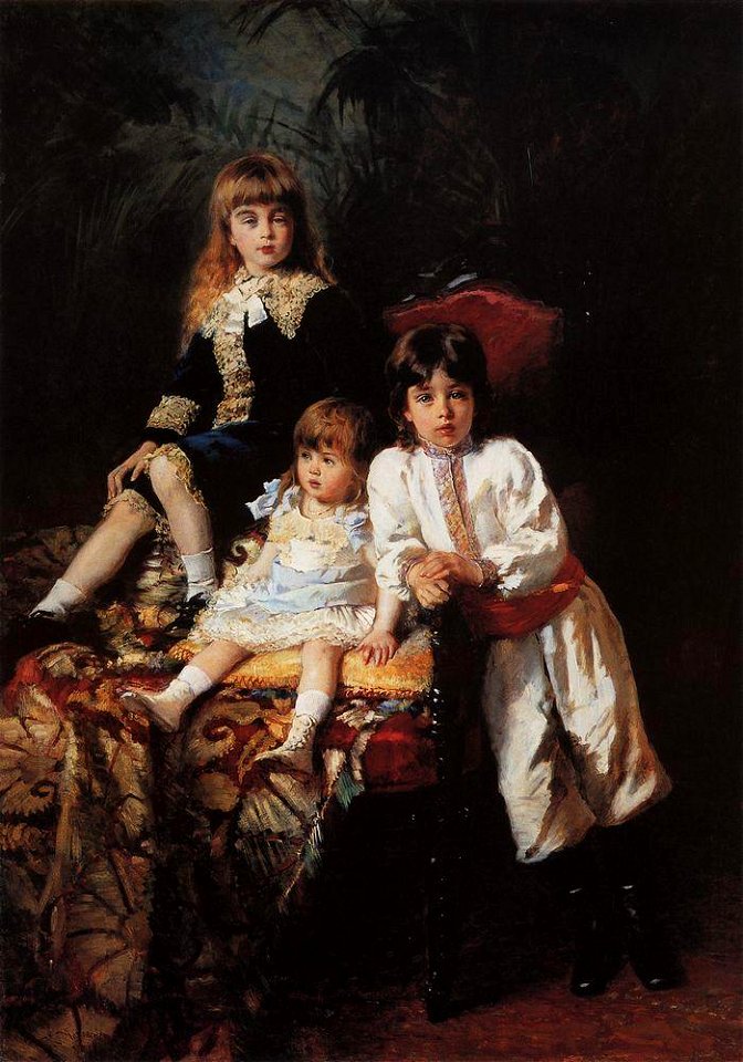 Makovsky Vladimir Matveyevich Children of Mr Balashov posters b