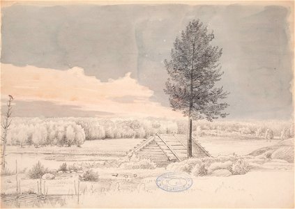 Magnus von Wright - Landscape from Kirkkonummi - A I 36-16 - Finnish National Gallery