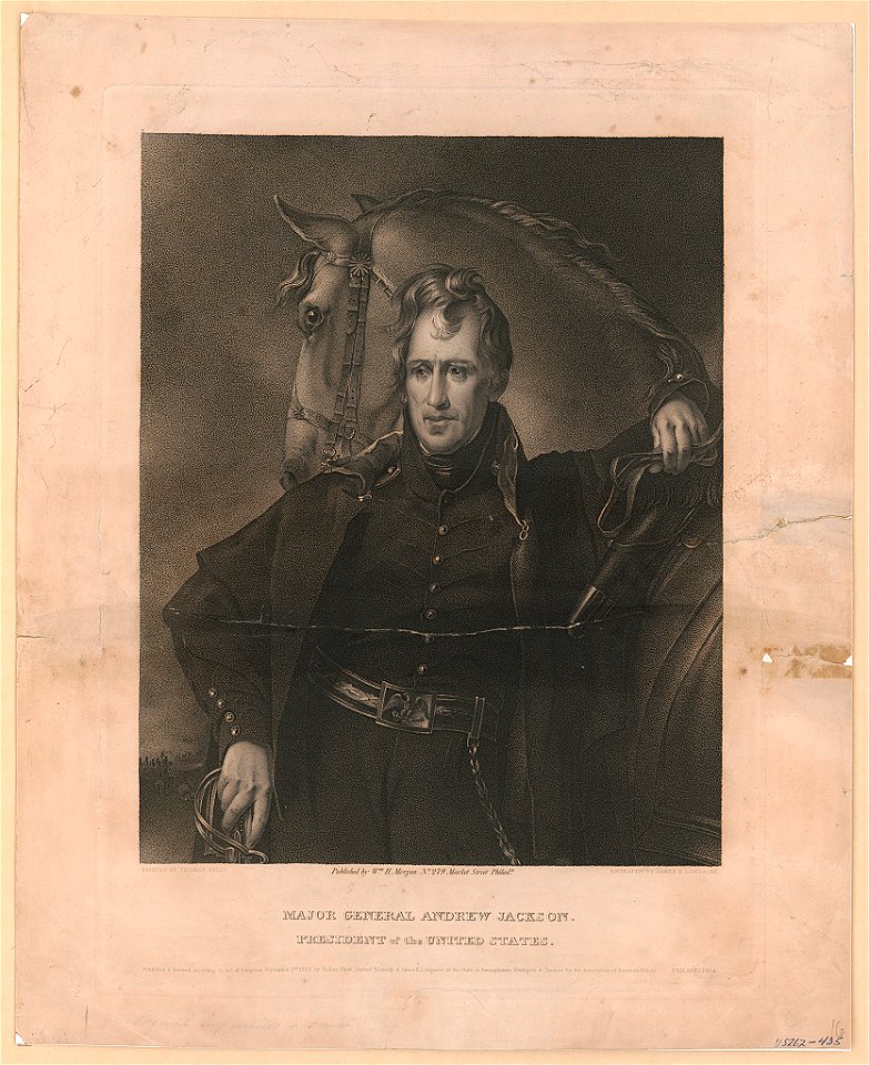 Major General Andrew Jackson, President of the United States - painted by Thomas Sully ; engraved by James B. Longacre. LCCN96521560