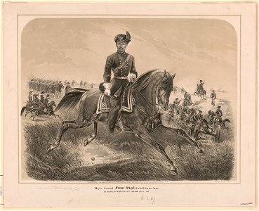 Major General Franz Sigel, United States Army, as colonel, on the battlefield of Carthage July 5th 1861 LCCN2003688074
